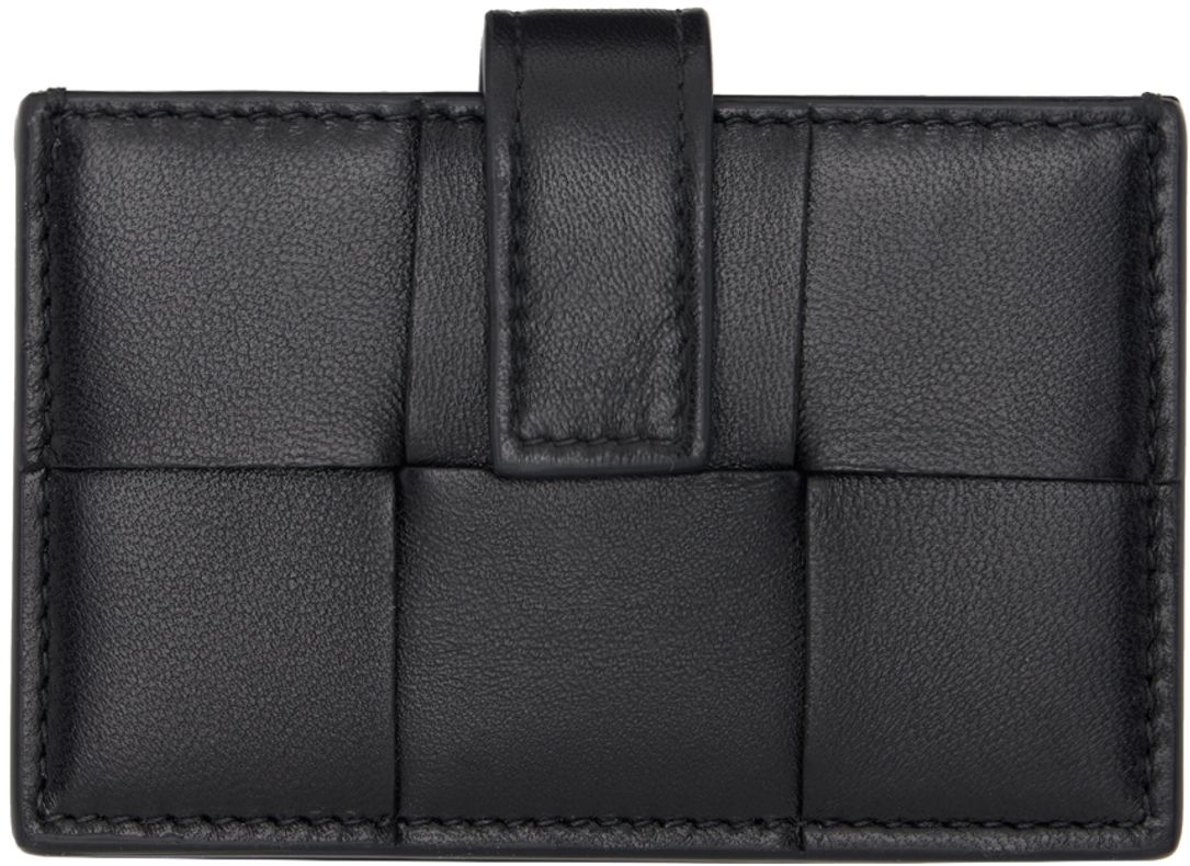 블랙 아코디언 카드 홀더 785975VCQC4 | 보테가베네타 | 페칭 FETCHING