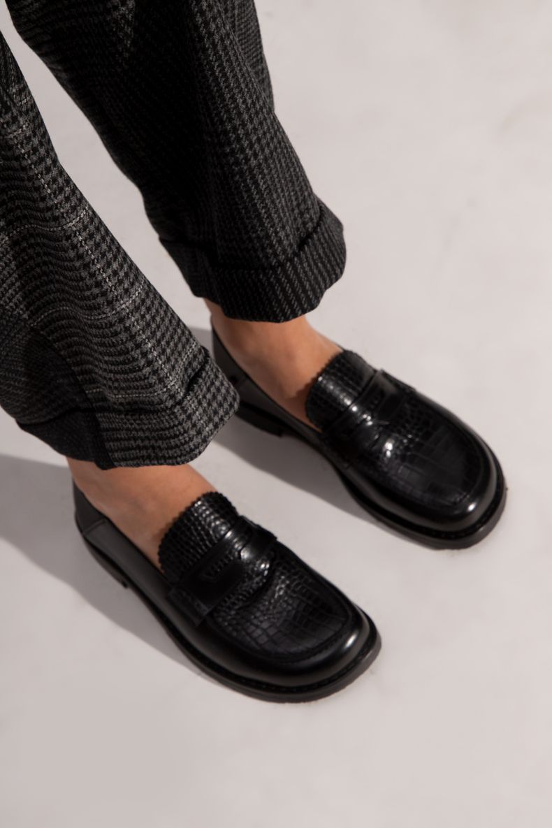 Eytys Otello Loafers BLACK 26センチ の EYTYS OTELLOクロコ型押し
