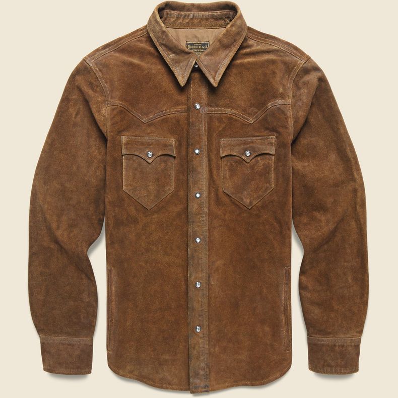【最終価格!!!】未使用 RRL Suede Western Shirt Suede Shirt Jacket RRLFW24007 | RRL | FETCHING