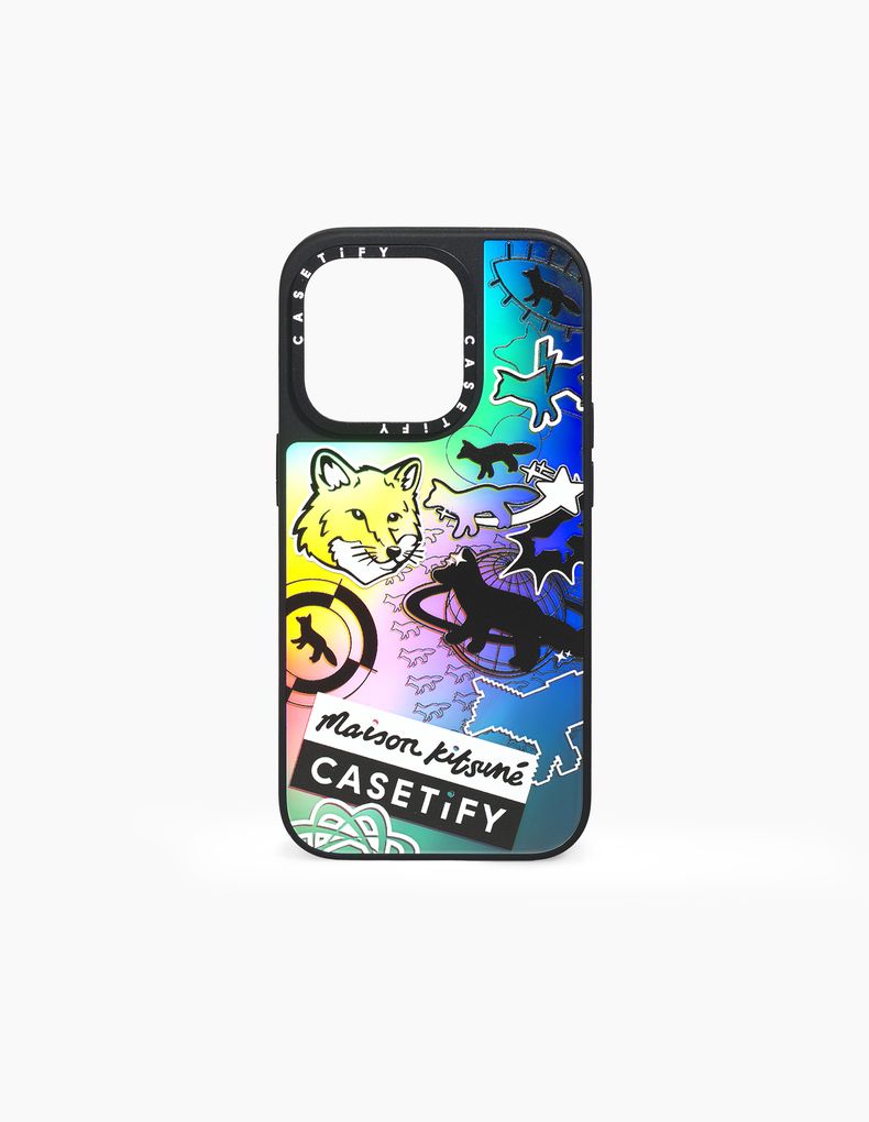 MAISON KITSUNÉ iPhone14proケース casetify MAISON KITSUNE x CASETIFY IPHONE 14 PRO GLAM FOX MAGSAFE