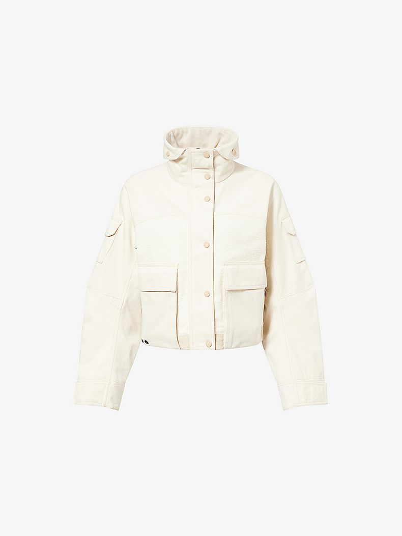 소니에 패널 코튼 블렌드 자켓 몽클레어 그레노블 페칭 FETCHING