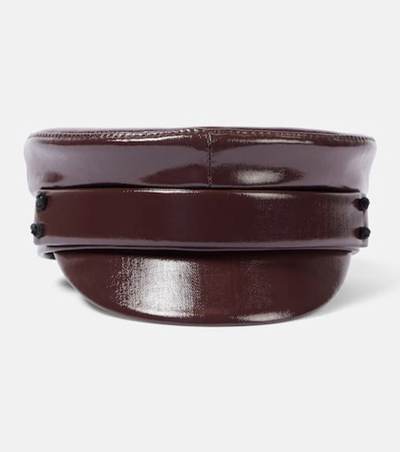 포 레더 뉴스보이 캡 | RUSLAN BAGINSKIY | 페칭 FETCHING