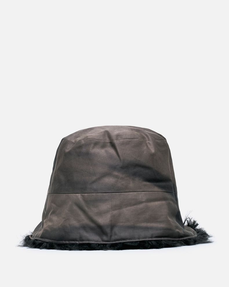 JiyongKim バケットハット JiyongKim Black Sun-Bleached Bucket Hat