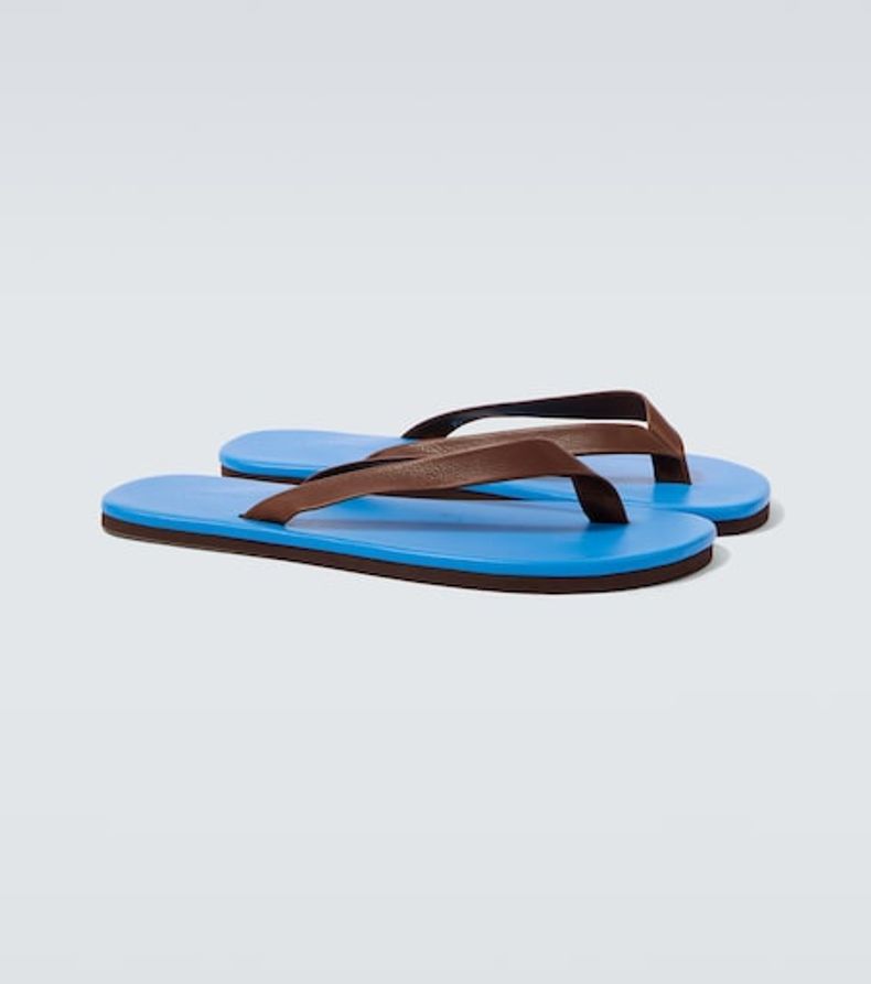 Leather Wide Sandal | 오라리 | FETCHING