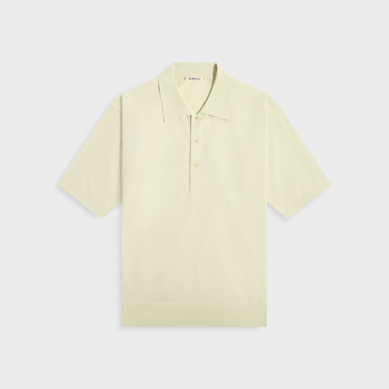 Super High Gauge Cotton Knit Polo | 오라리 | FETCHING