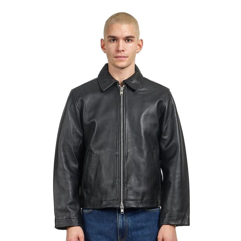 小物 SUNFLOWER LEATHER TIE AW25 Short Leather Jacket 6027999 | 선플라워 | FETCHING