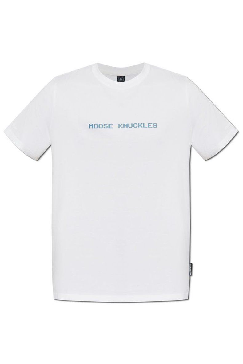 MOOSE KNUCKLE ロコフリントTシャツ M15MT765 891 로고 프린트 티셔츠 M15MT765 891 | 무스너클 | 페칭 FETCHING