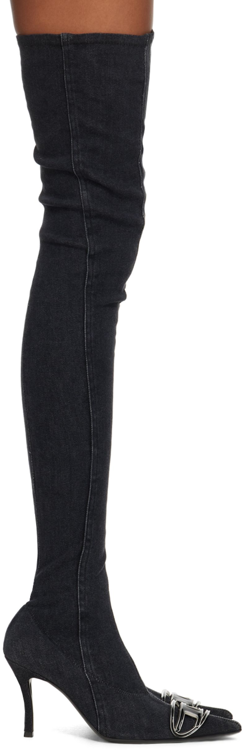 블랙 D-Venus Tbt D 부츠 Y03316P6078 | 디젤 | 페칭 FETCHING