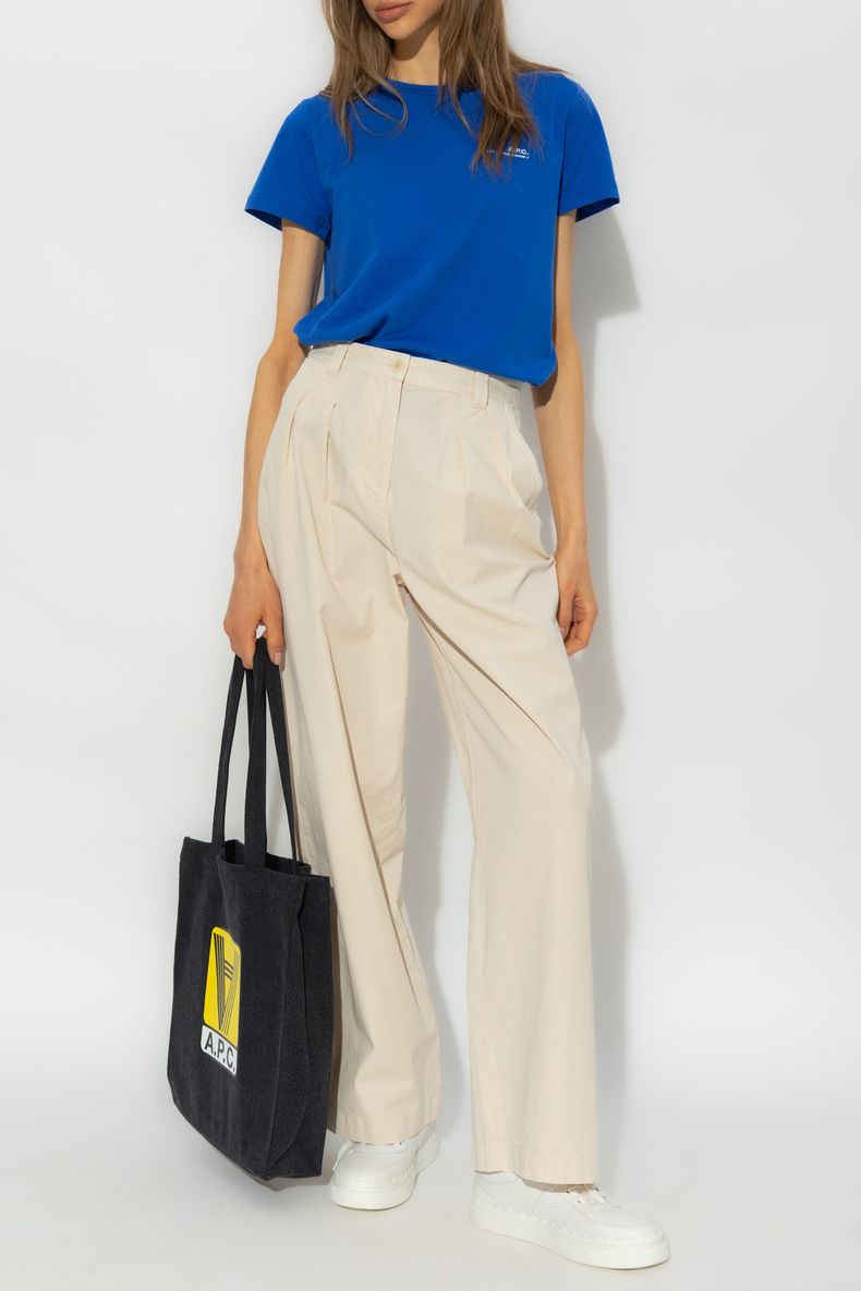 A.P.C. 'Tressie' Trousers, Women's, 베이지 | 아페쎄 | 페칭