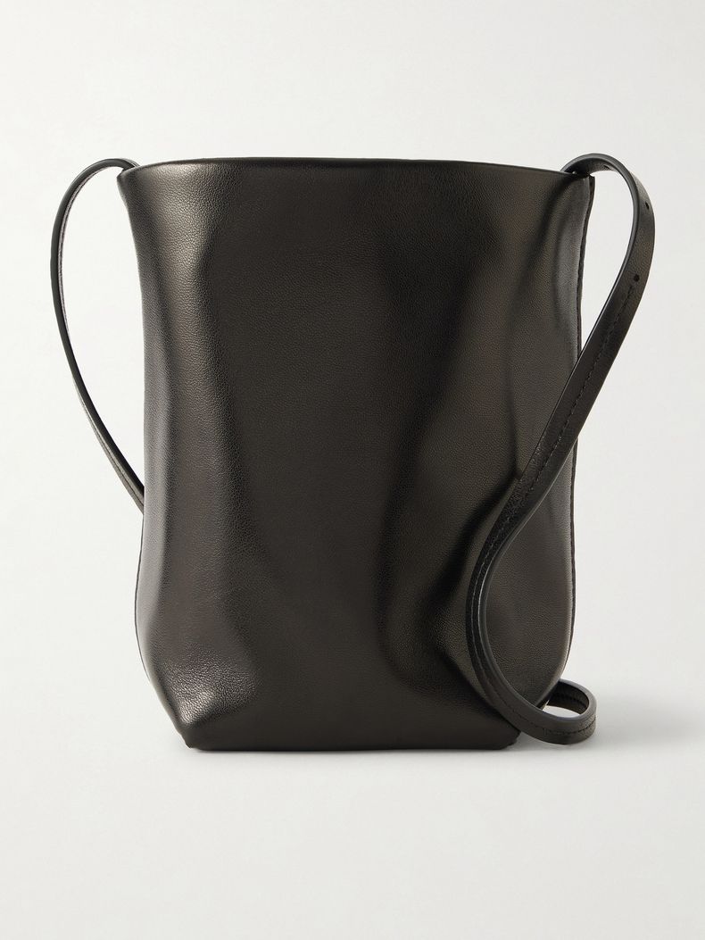 N/S Park Textured Leather Shoulder Bag | 더로우 | FETCHING