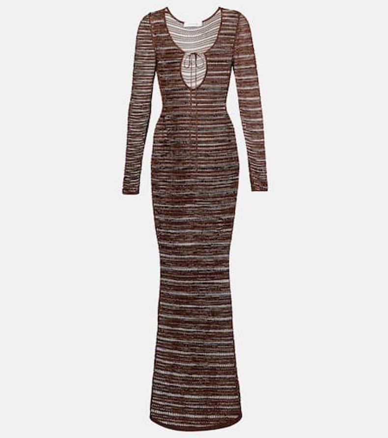 Open Knit Maxi Dress |   | FETCHING