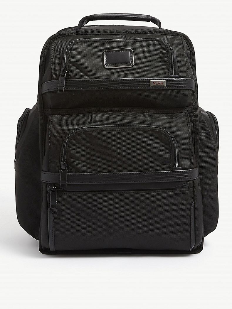 【極美品】TUMI ALPHA3 フラップバックパック　レザー　128579 黒 極美品】TUMI ALPHA3 フラップバックパック レザー 128579 黒 알파 3 T