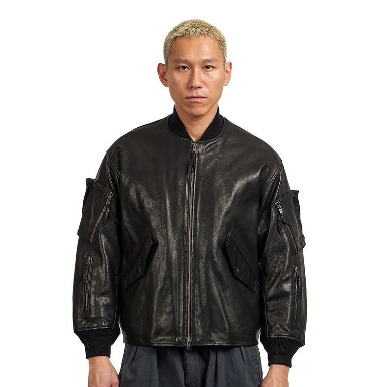 Mil Flight Jacket Leather | 빔즈 플러스 | FETCHING