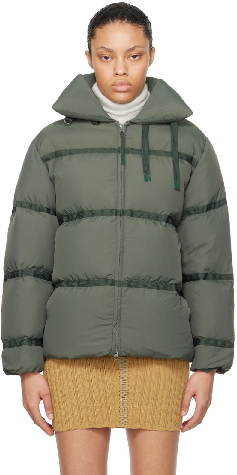 Khaki Lilian Down Jacket | PALOMA WOOL | 페칭 FETCHING