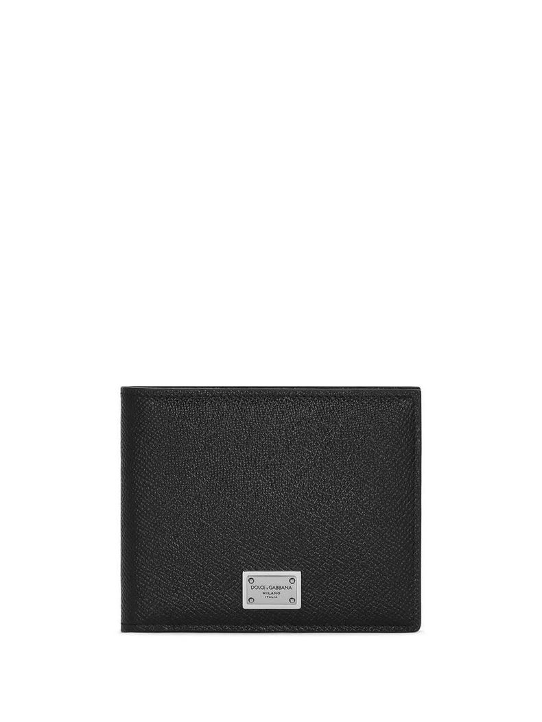 카프스킨 바이 폴드 지갑 코인 포켓 AND 로고 태그 | 돌체앤가바나 | 페칭 FETCHING