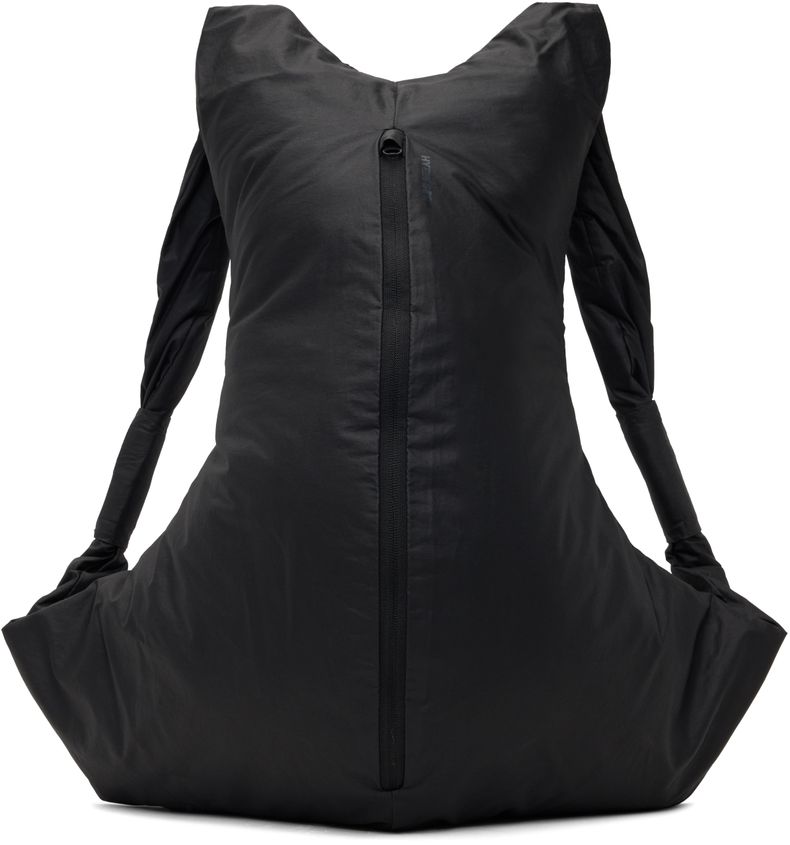 블랙 드레이퍼리 백팩 FW24BG1K | 혜인 서 | 페칭 FETCHING