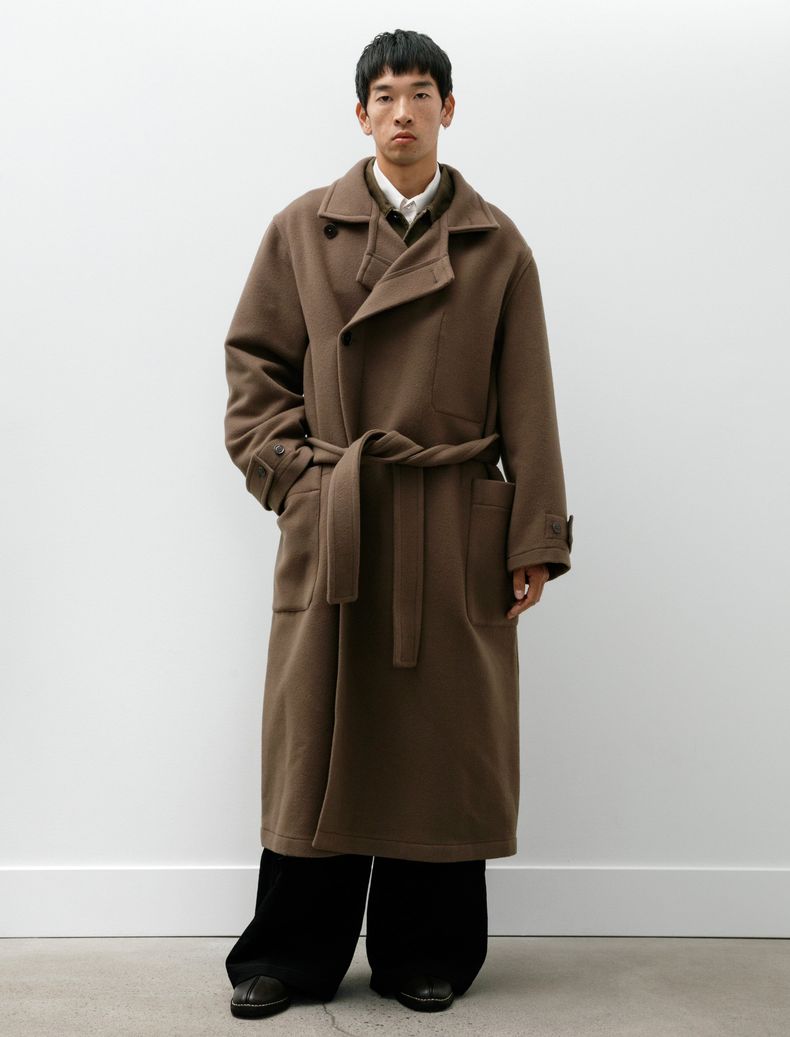 Wrap Coat CO1037LF1116B | 르메르 | FETCHING
