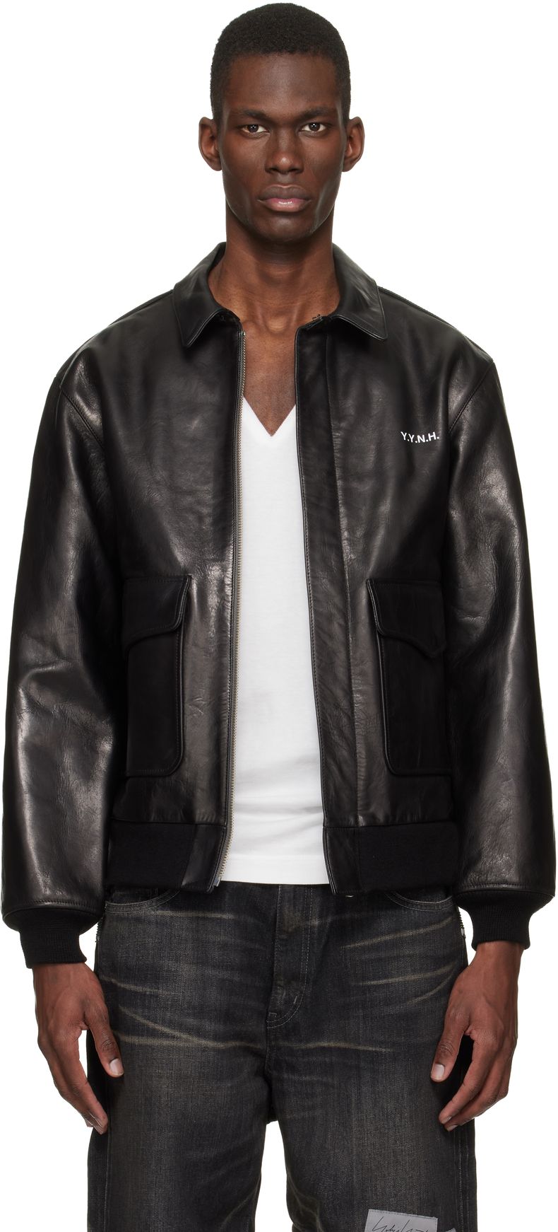 Neighborhood Edition Leather Jacket | YOHJI YAMAMOTO | FETCHING