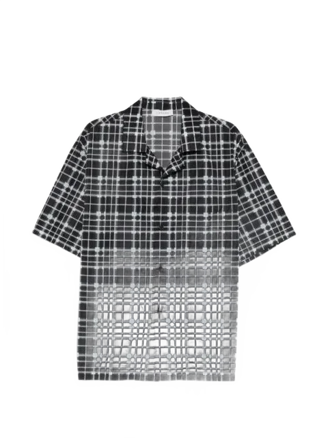 LANVIN 체크 패턴 셔츠