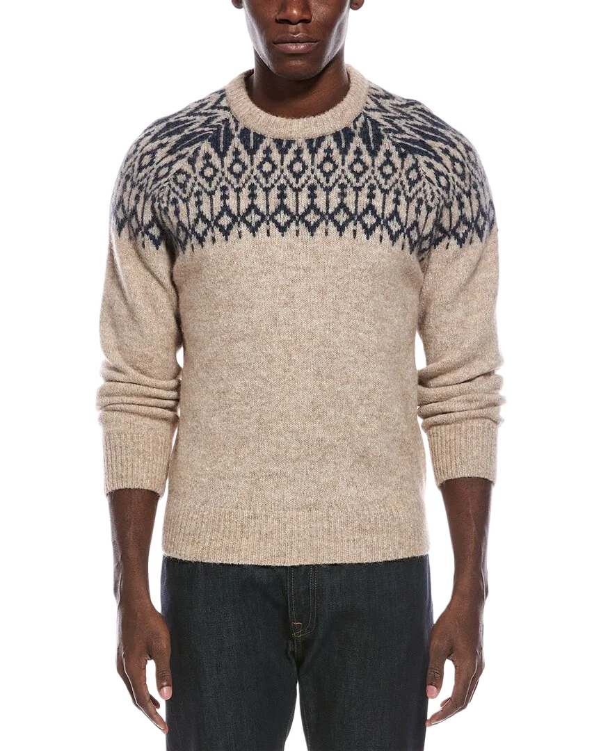 BRUNELLO CUCINELLI 알파카 울 혼합 크루넥 스웨터