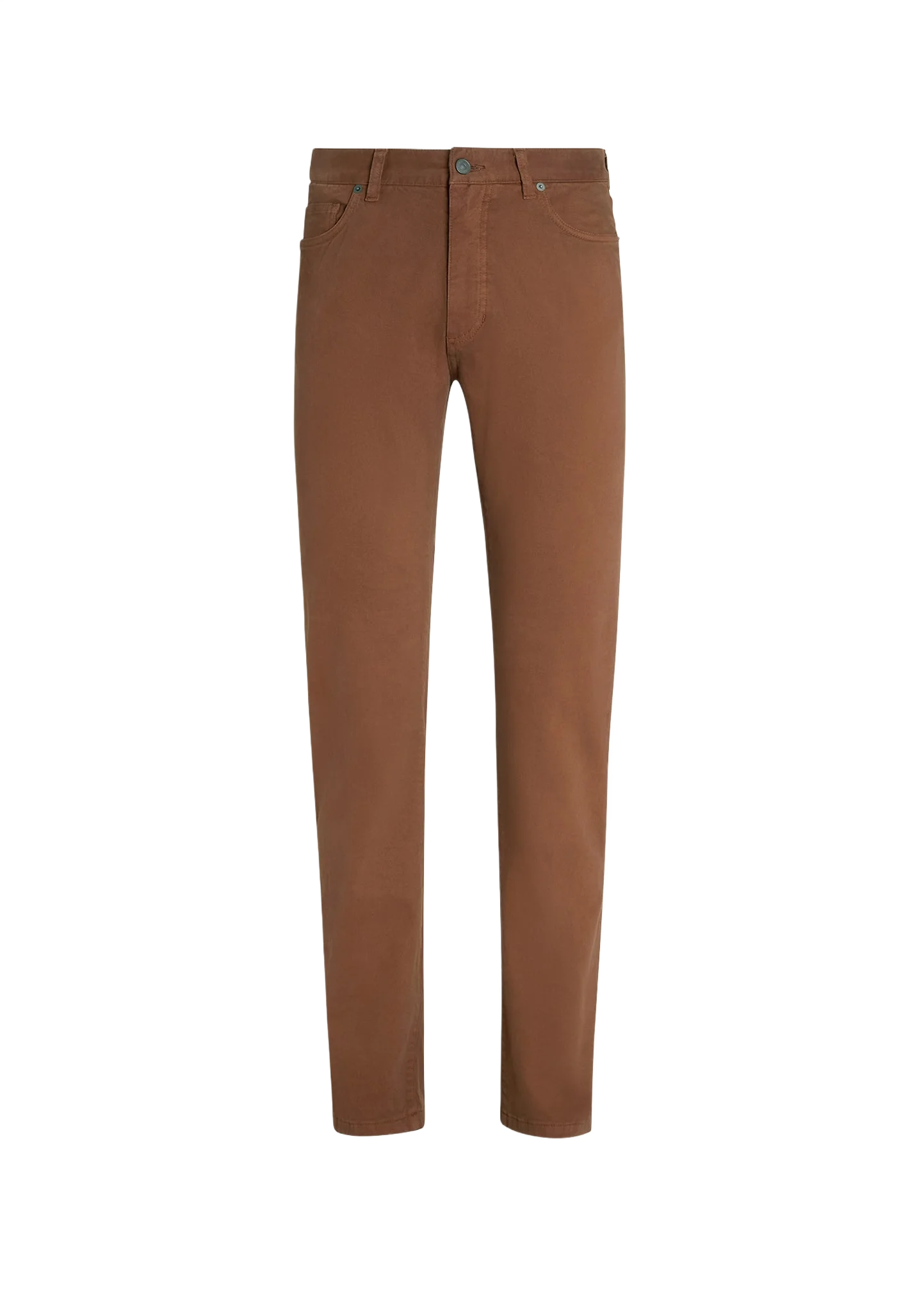 ZEGNA 남성 시티 핏 스트레치 가바딘 5포켓 팬츠