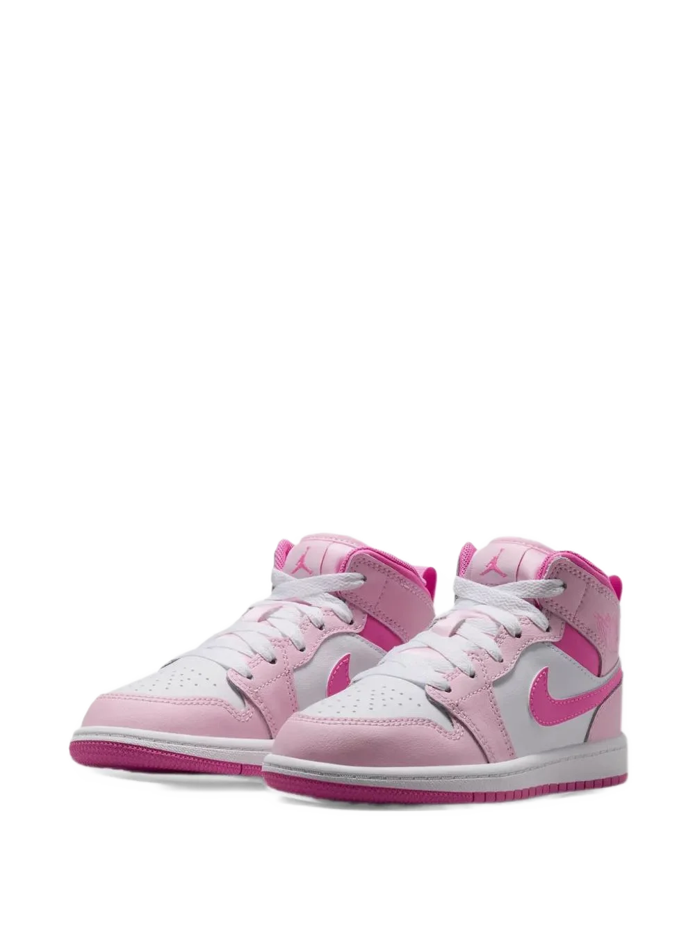 Nike Kids 에어 조던 1 미드 스니커즈