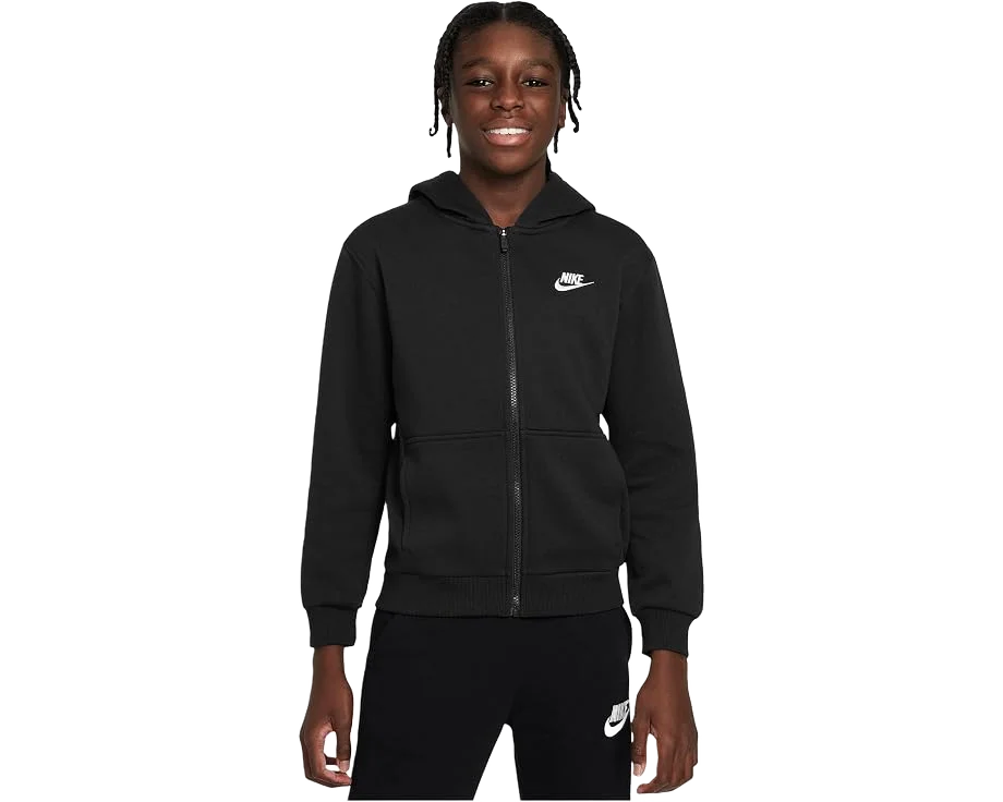 Nike Kids NSW 클럽 플리스 LBR 풀 집업 후드