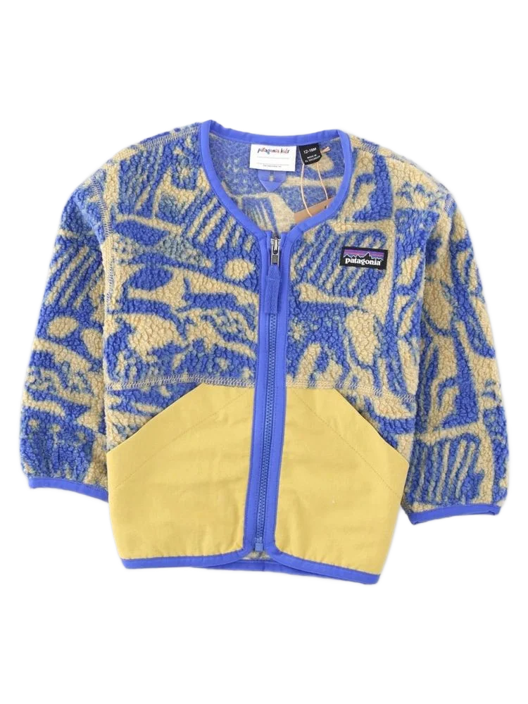 Patagonia Kids 패턴 플리스 아기 자켓