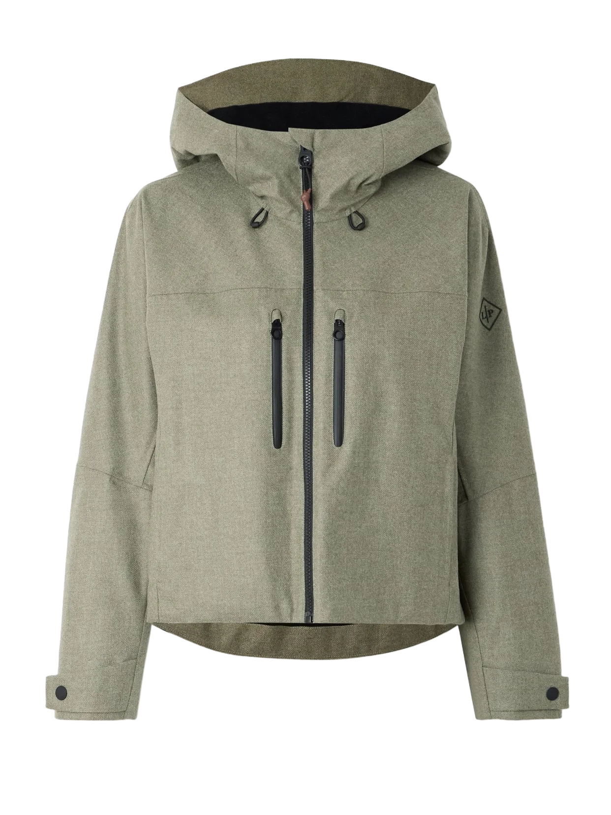 LOROPIANA 아벨보덴 울 캐시미어 혼합 후드 재킷