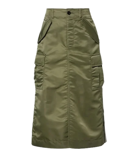 SACAI 플리츠 미니스커트