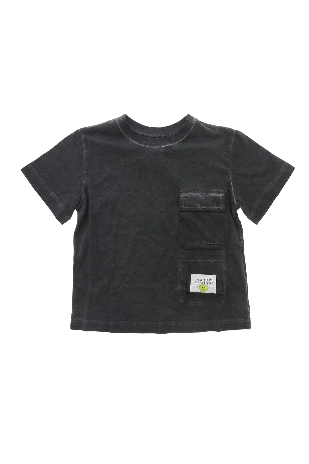 MM6 Maison Margiela Kids MM6 라운드넥 티셔츠 더블 포켓