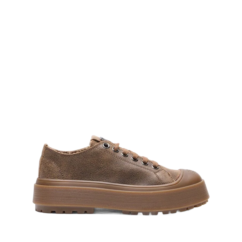 CASADEI 익스플로러 퍼 안감 스니커즈