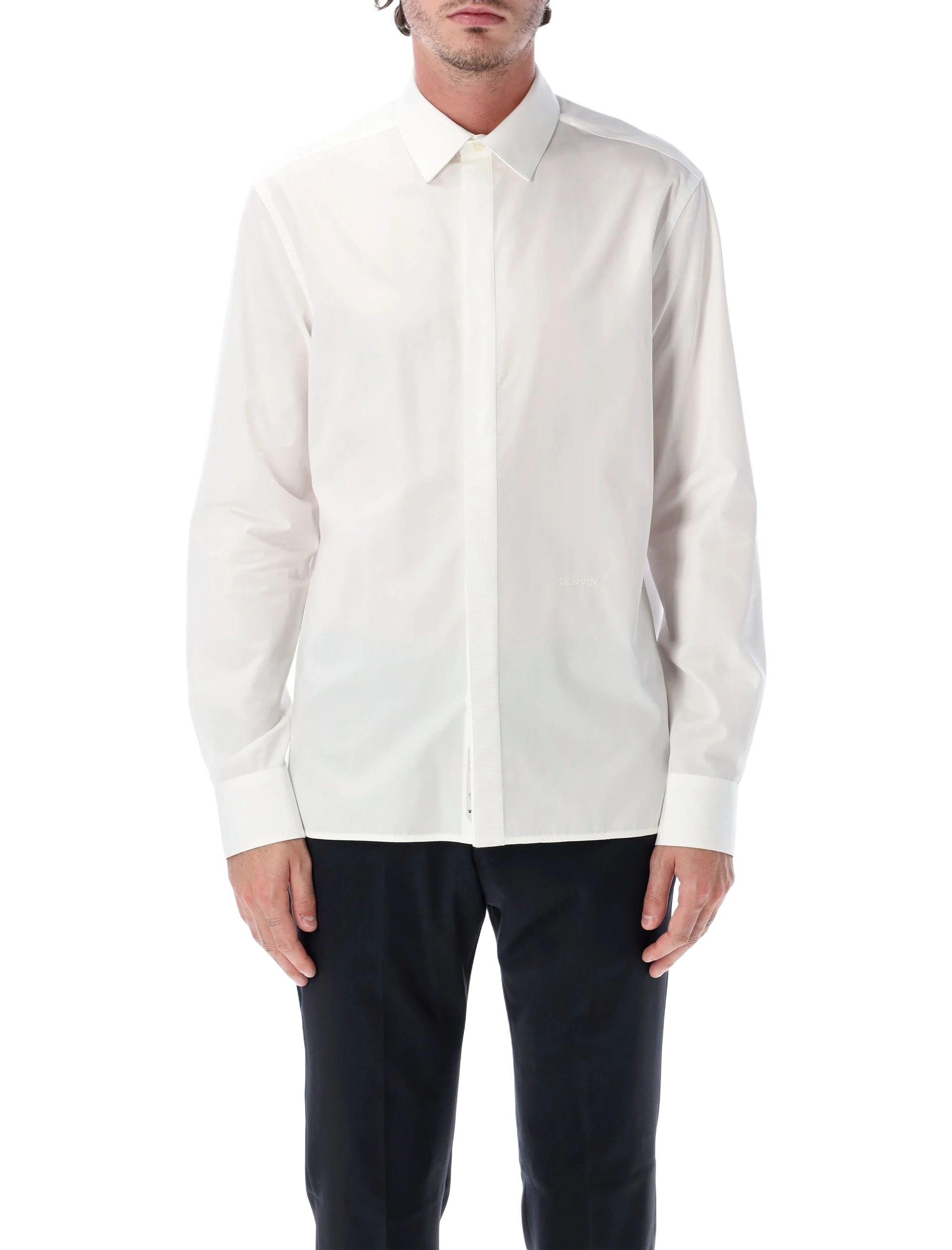 LANVIN 랑방 롱 슬리브 드레스 셔츠