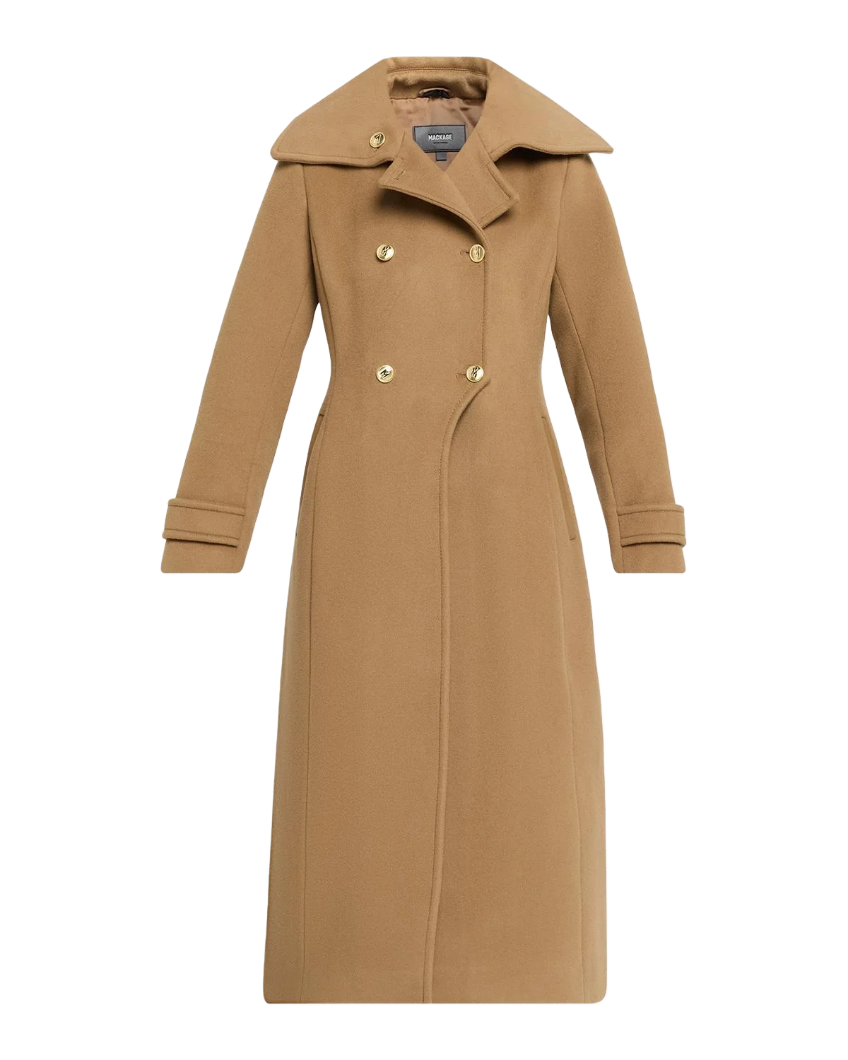 MACKAGE 엘로디 울 혼합 밀리터리 코트