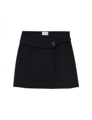 Claudie Pierlot  랩 벨트 웨이스트 스트레치 미니 스커트