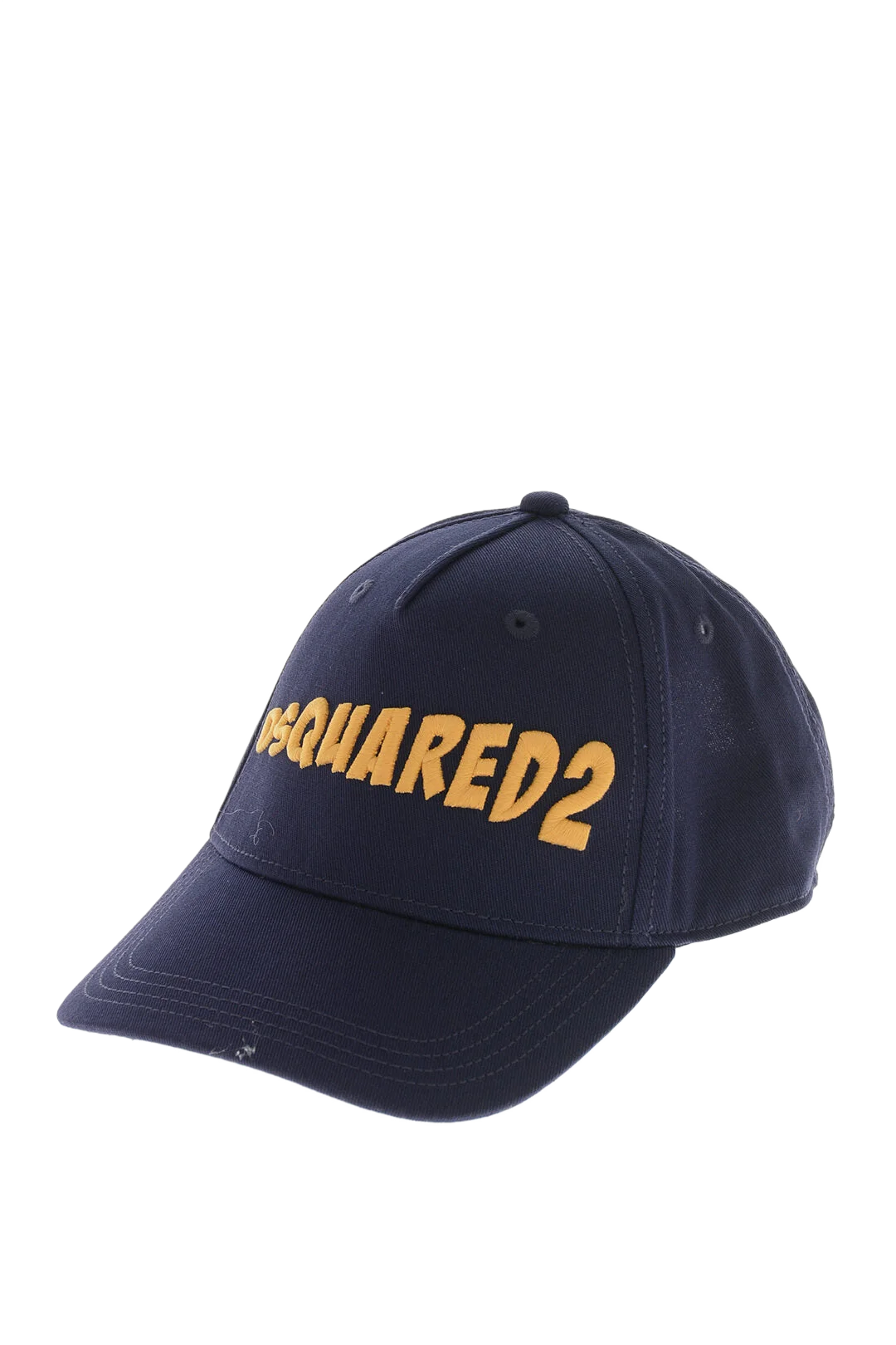 Dsquared 2 kids 면 베이스볼캡 양각 로고