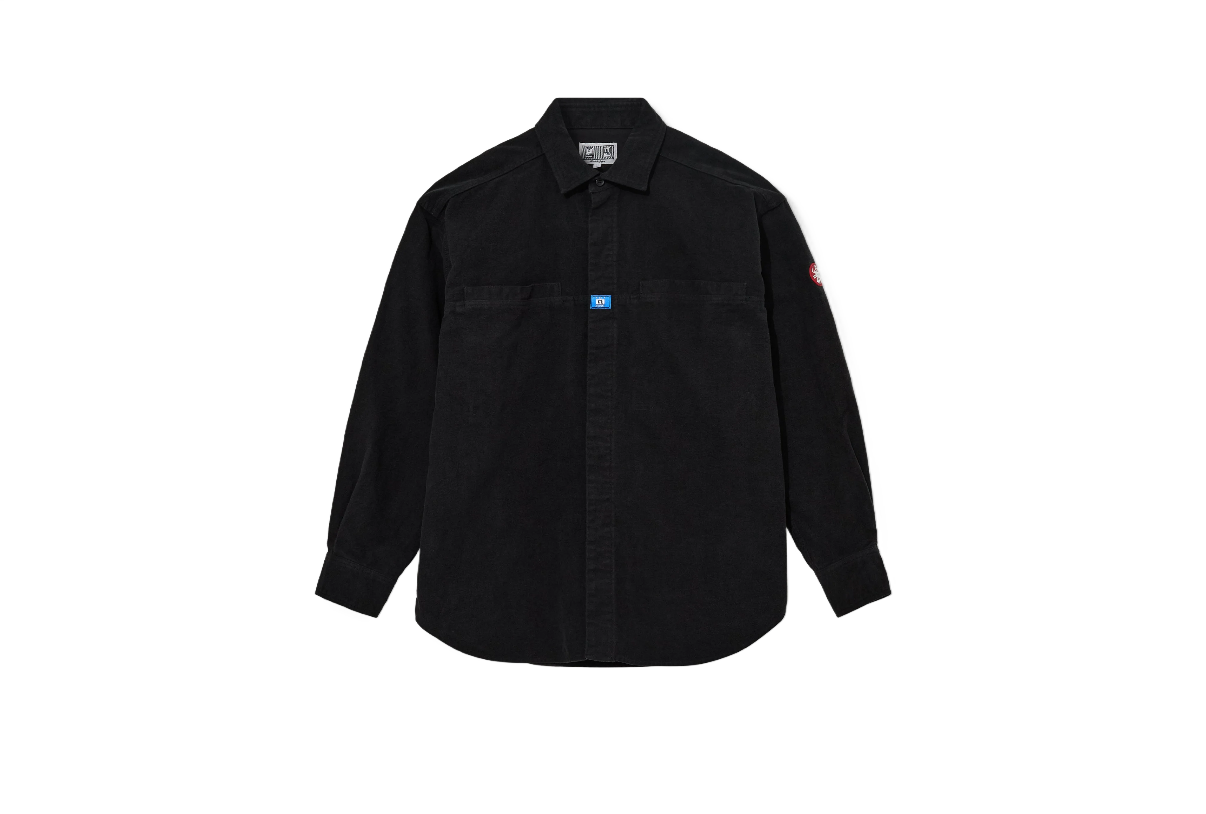 CAV EMPT 브러시드 코튼 디자인 빅 셔츠 CES29SH01