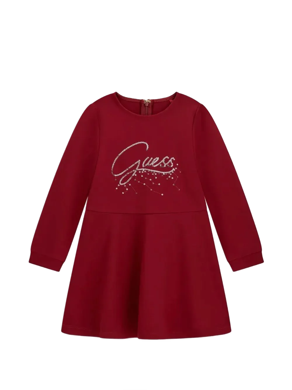 guess kids 스팽글 로고 플레어 드레스