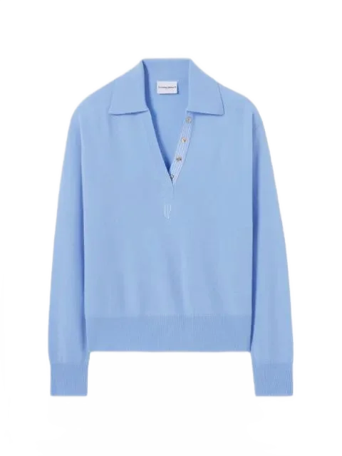 Claudie Pierlot  울 캐시미어 폴로 탑