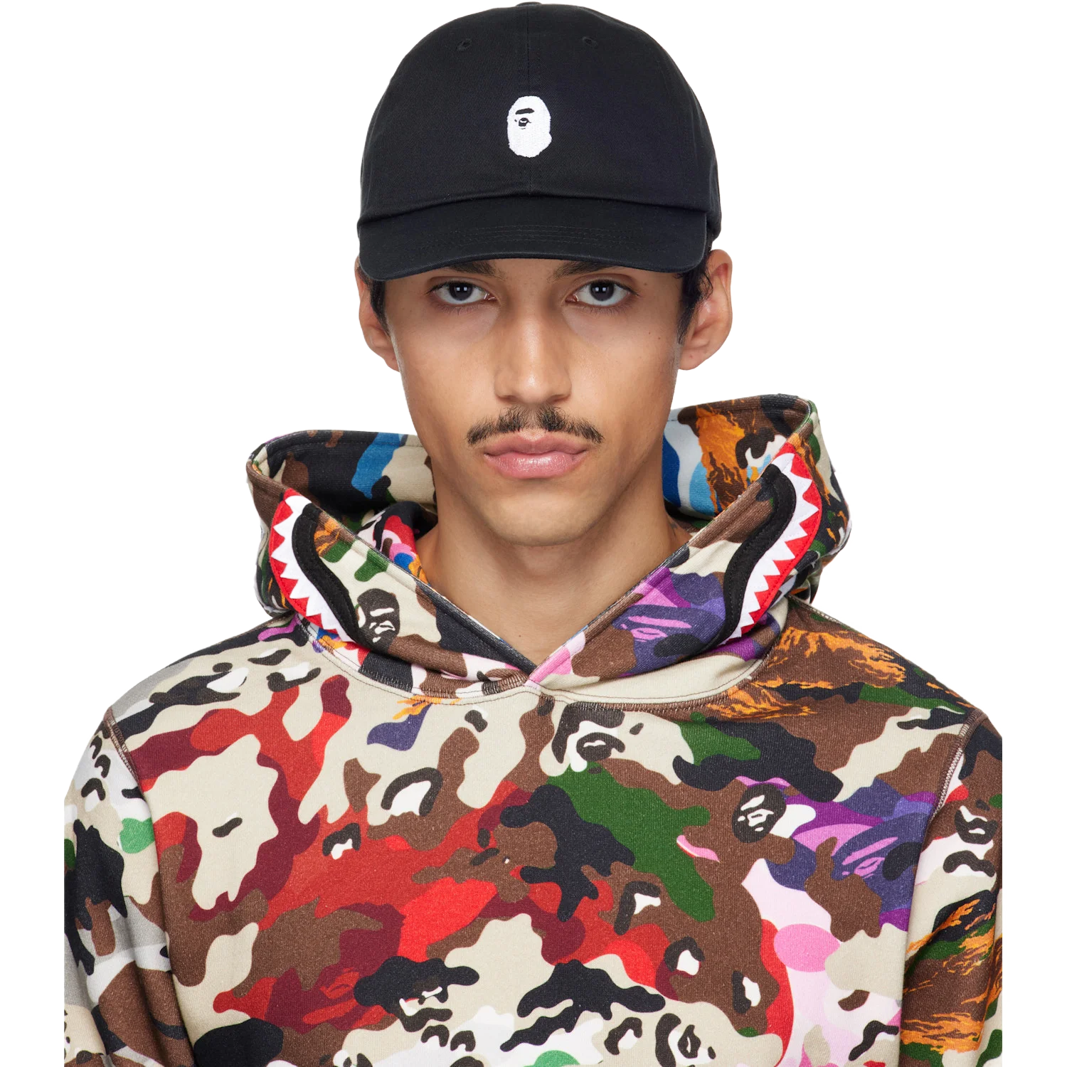 Bape 블랙 에이프 헤드 볼캡