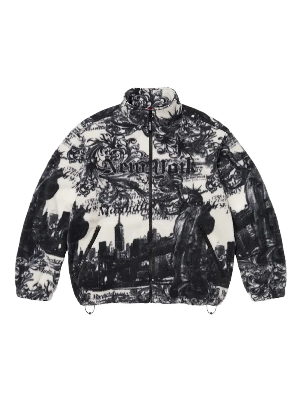 Supreme 뉴욕 플리스 자켓 프린트