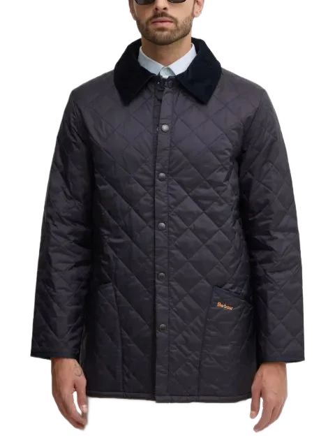 BARBOUR 리데스데일 골덴 칼라 퀼티드 패딩 자켓