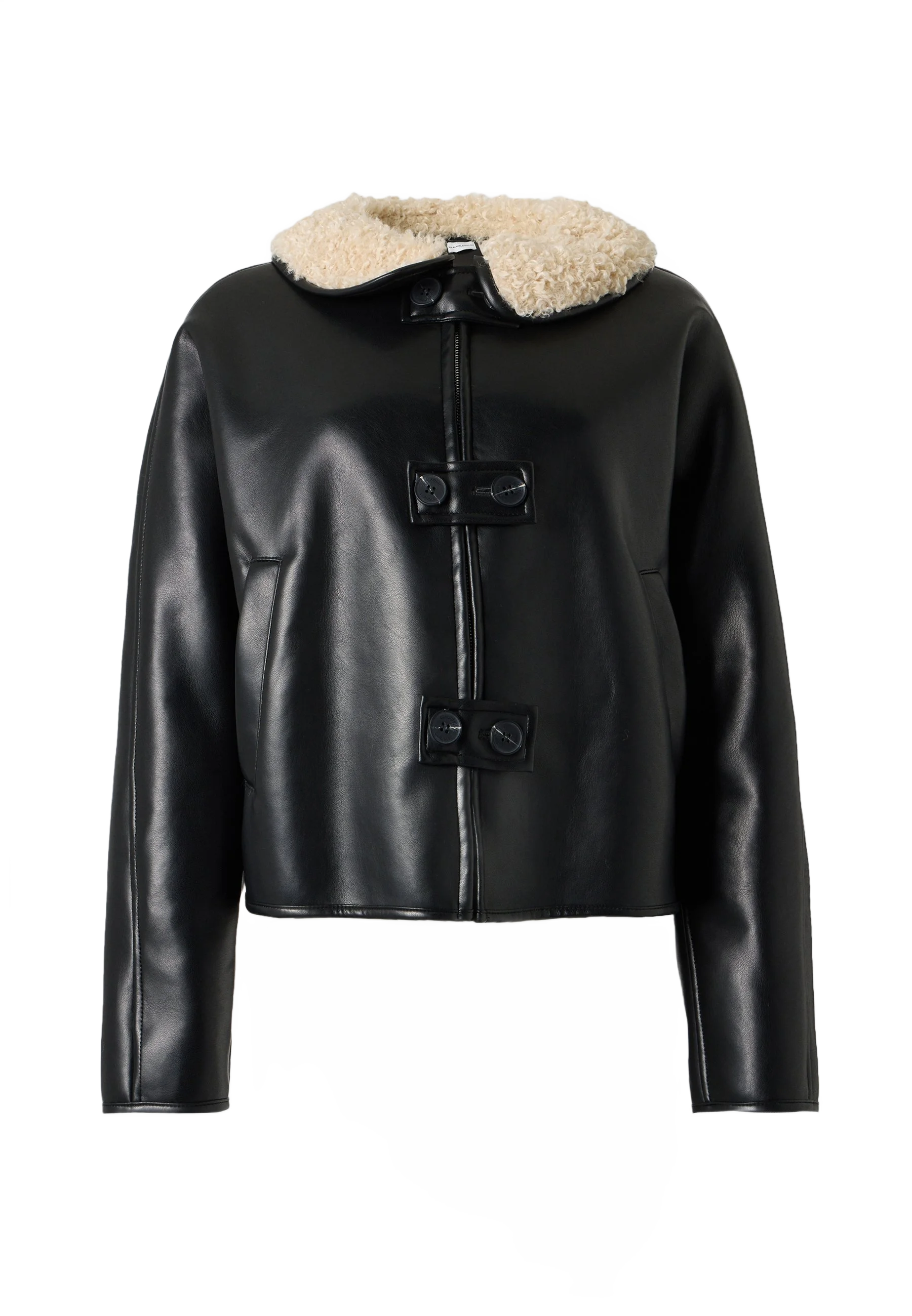 Claudie Pierlot  페이크 레더 자켓