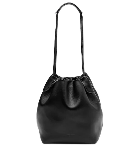 LOROPIANA 베일 소프티 스몰 레더 버킷 백
