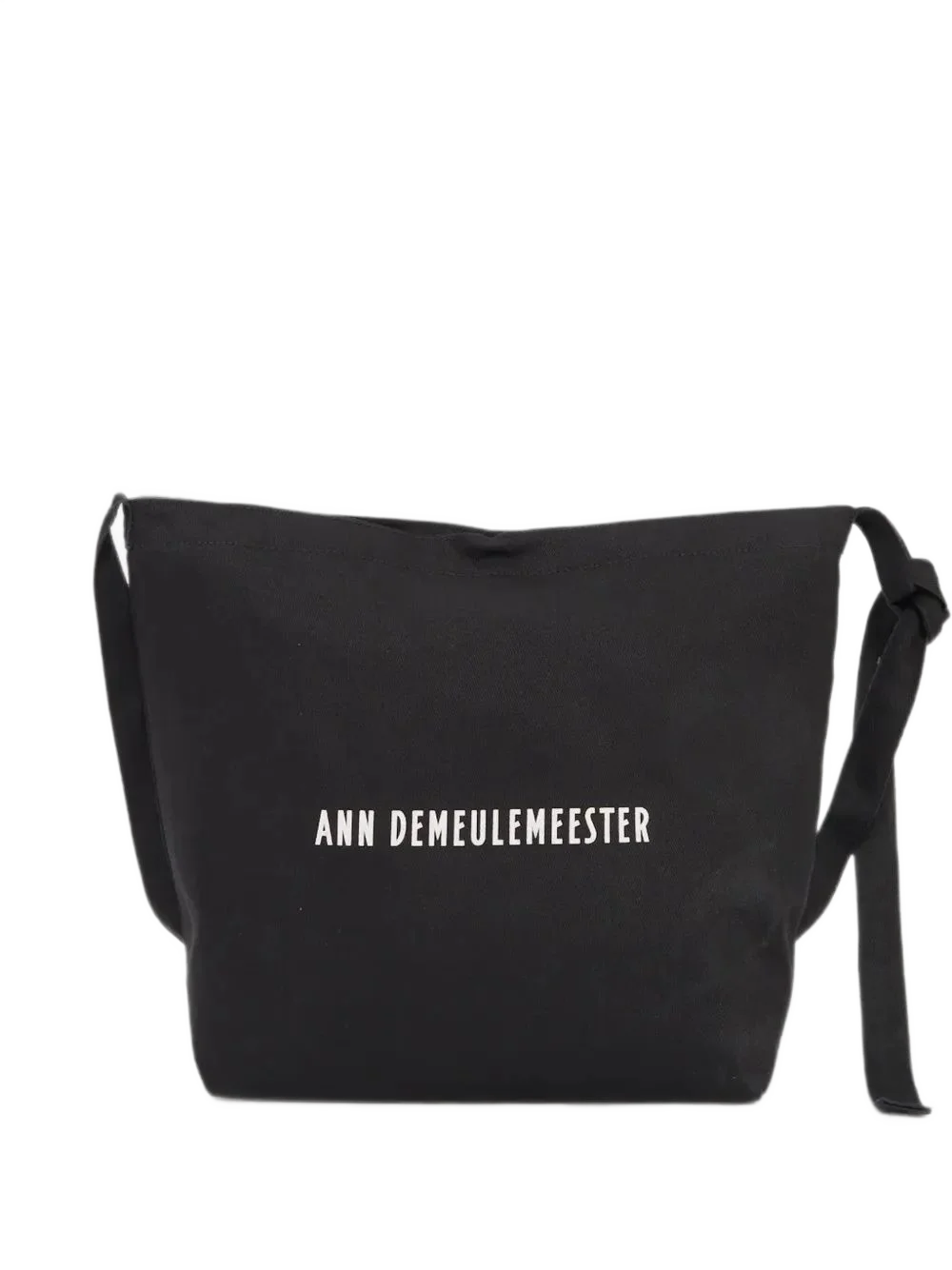 Ann Demeulemeester 로고 프린트 코튼 숄더백