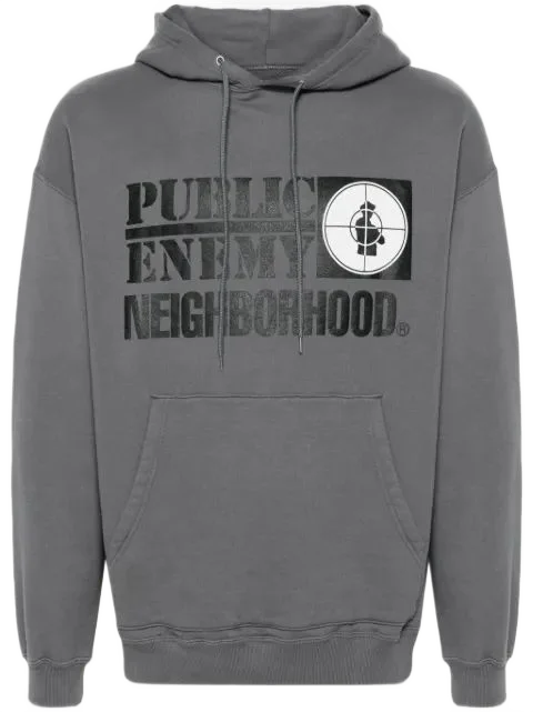 NEIGHBORHOOD 퍼블릭 에너미 그래픽 프린트 후디