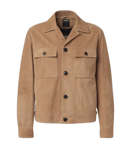 ZEGNA 스웨이드 자켓