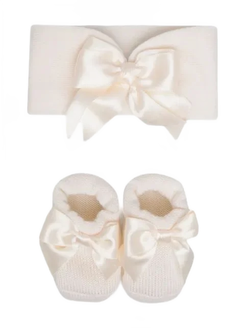 La Perla Kids 보우 디테일 니트 세트