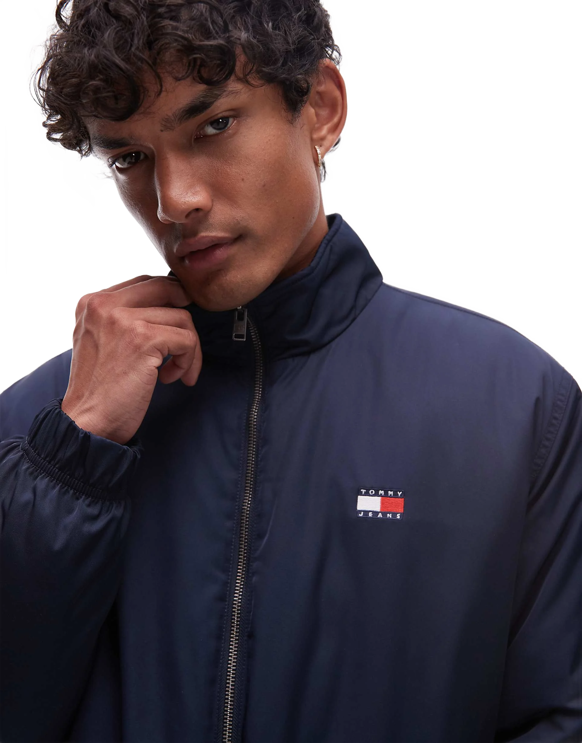 Tommy Jeans 에센셜 패딩 자켓 네이비