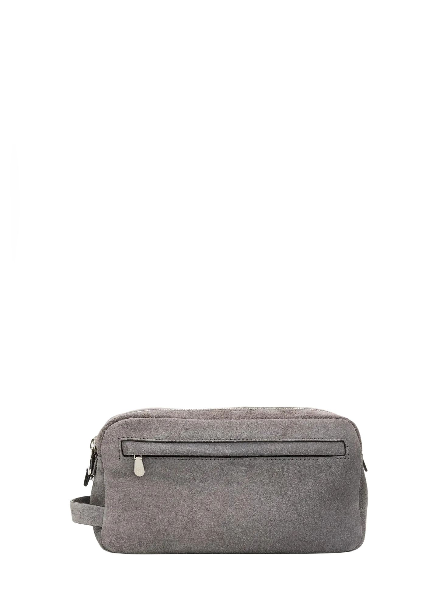 BRUNELLO CUCINELLI 남성 가죽 와이드 입구 세면백
